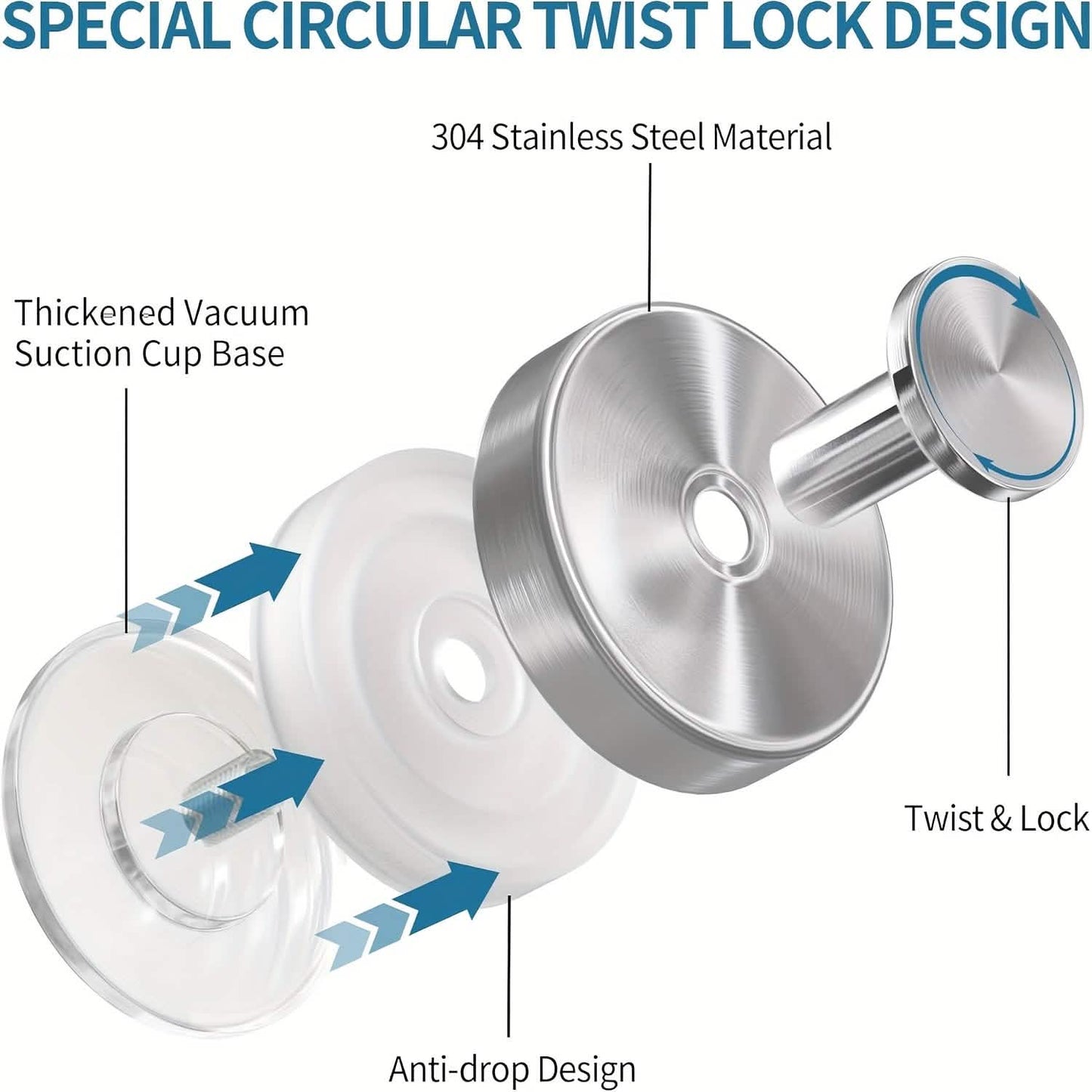 suction cup hooks for small-space organization