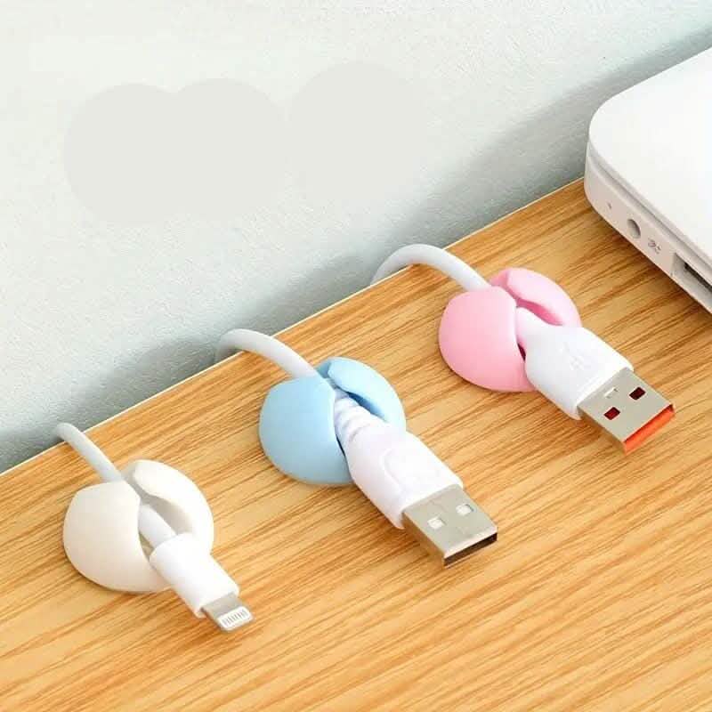 space-saving cable organizer for work-from-home setups, study desks, and charging stations
