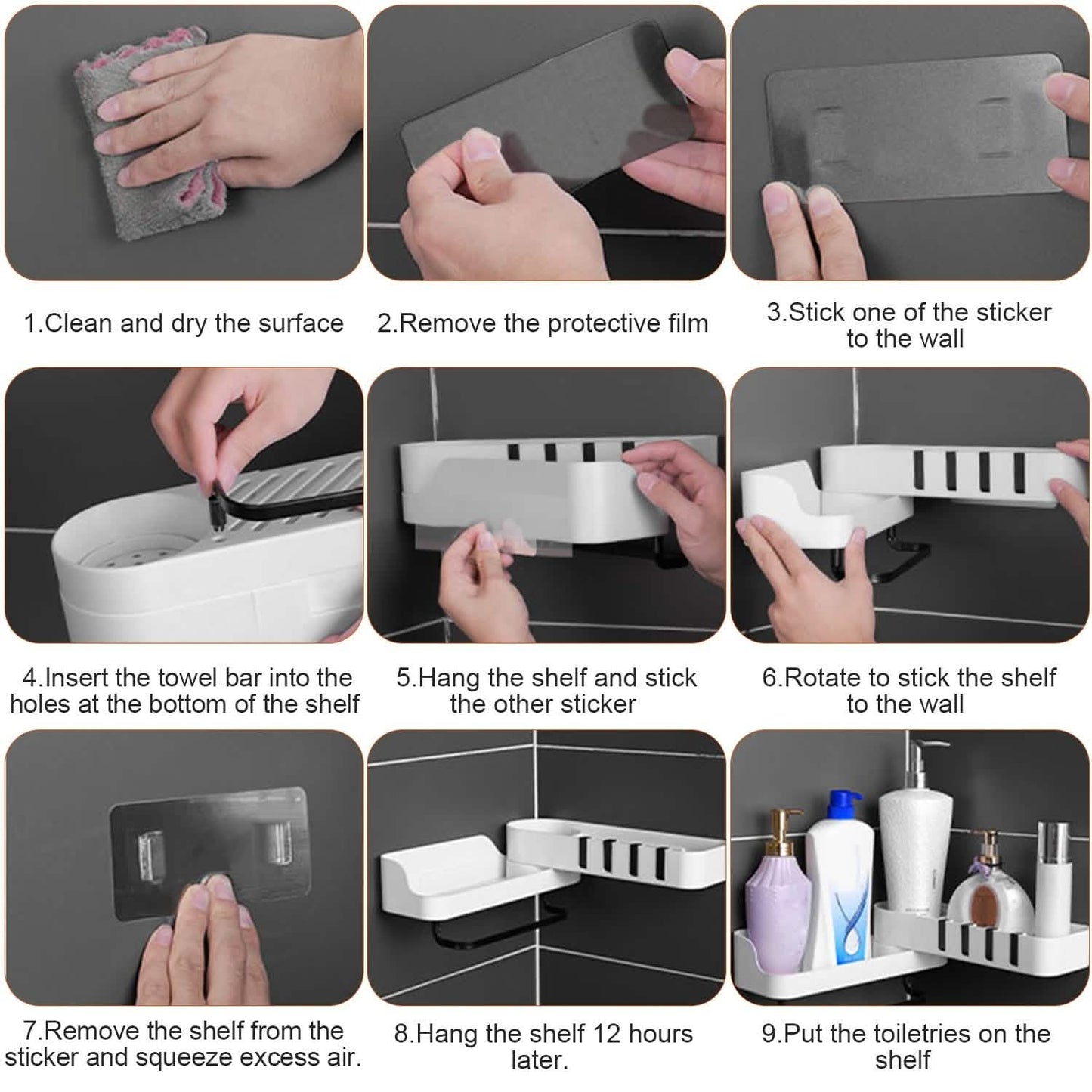 shower caddy for small-space organization