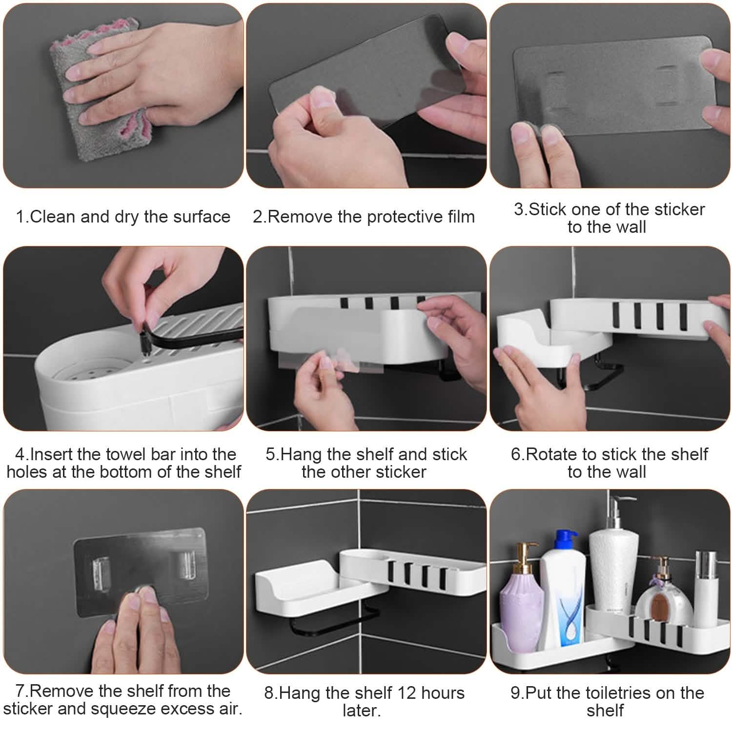 shower caddy for small-space organization