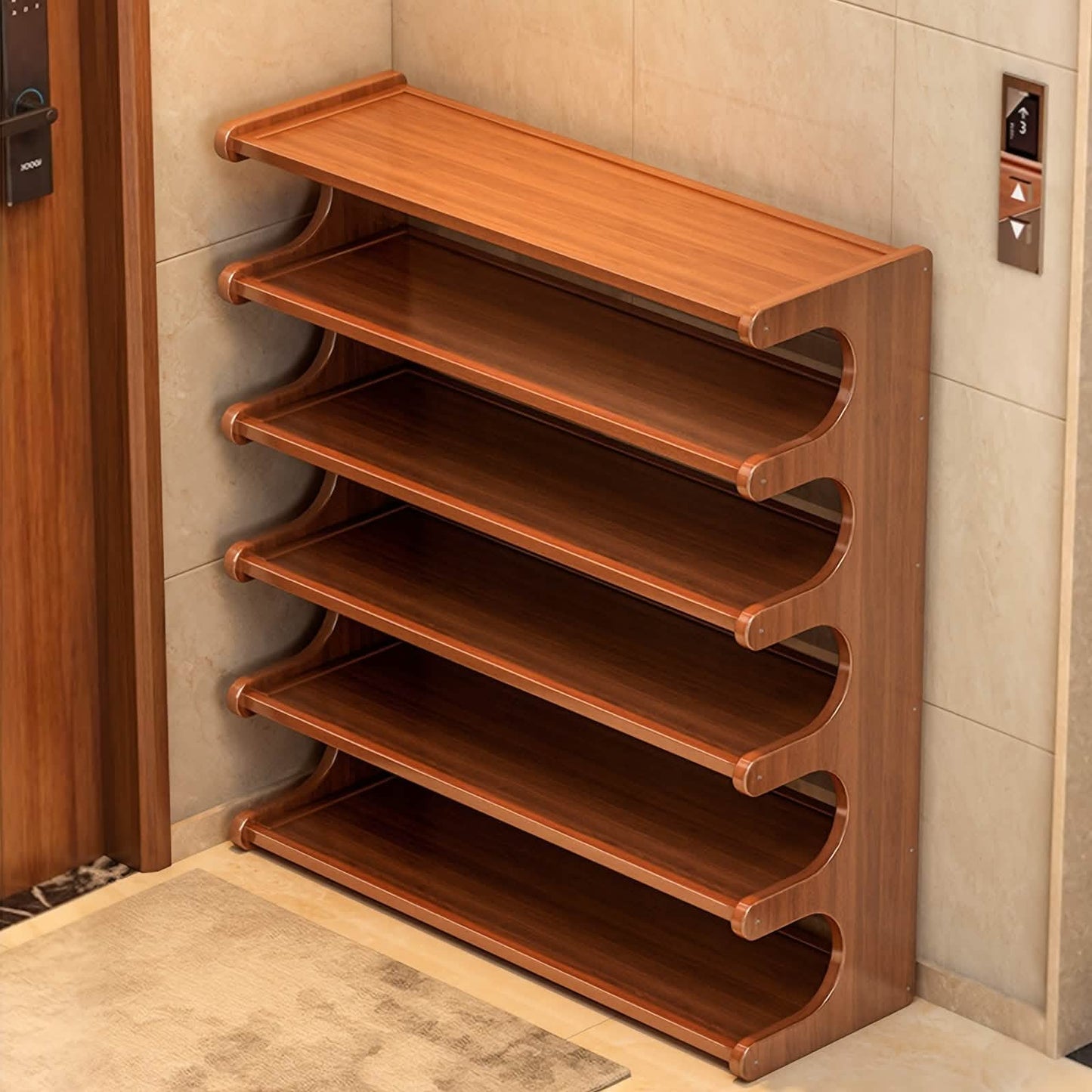 space-saving shoe rack organizer for apartments, dorms, and small entryways