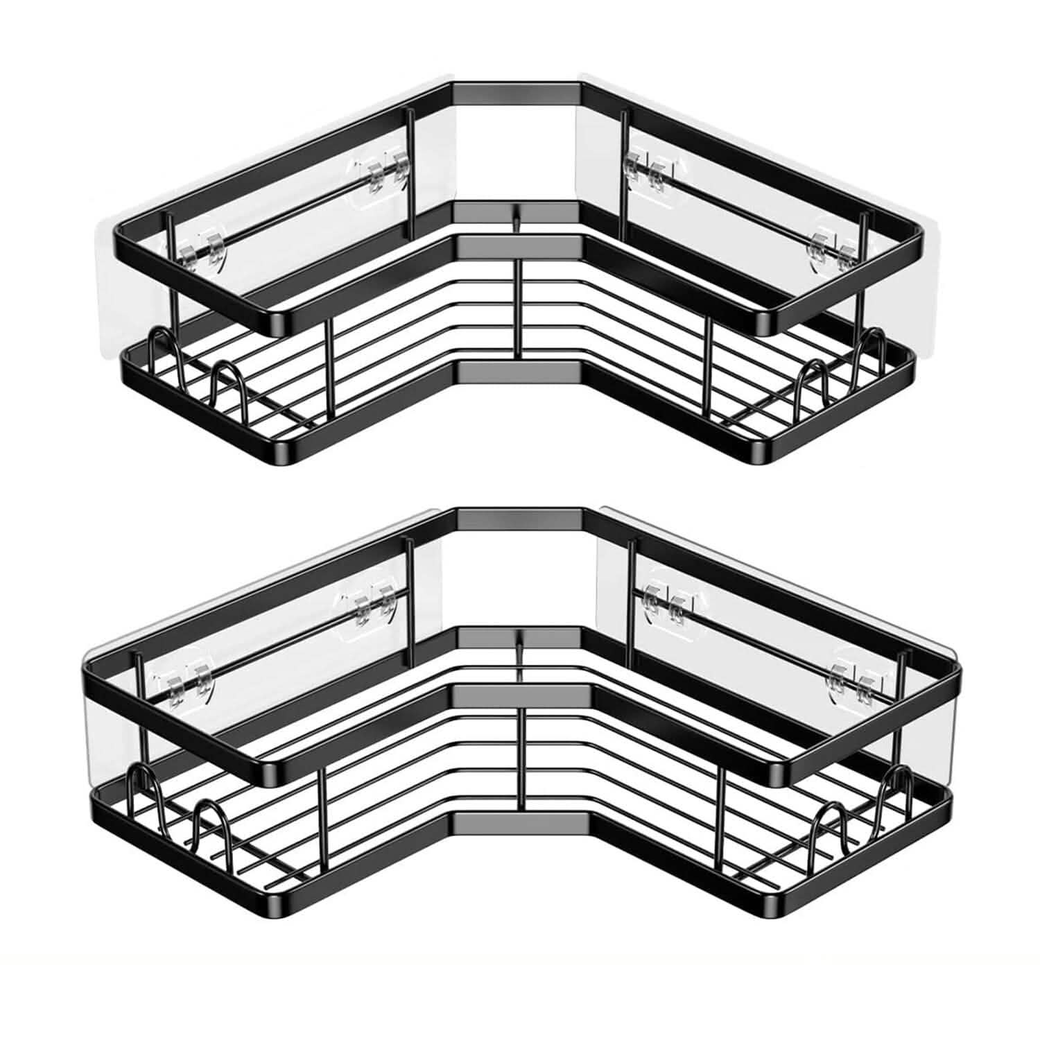 space-saving shower caddy for apartments, renters, and small bathrooms