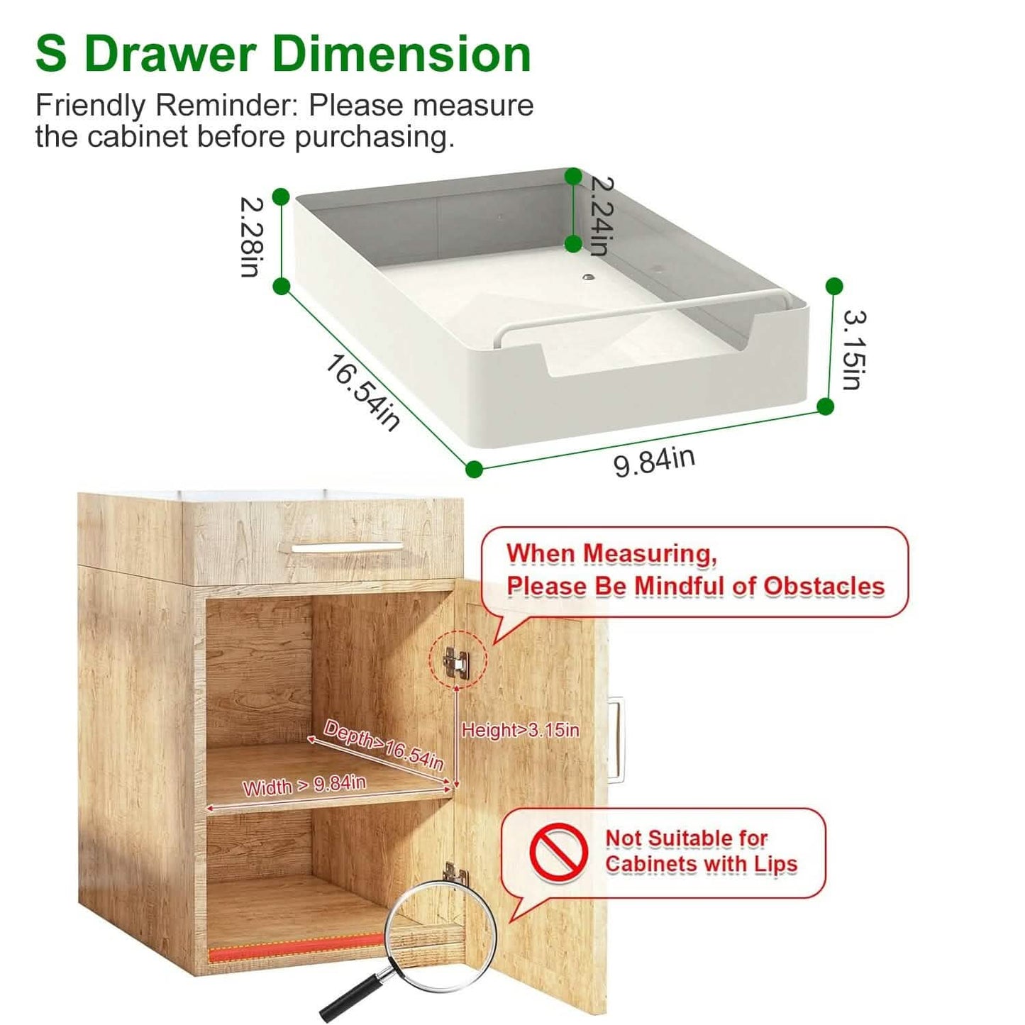 pull-out cabinet organizer 2-pack - slide-out storage drawers in a cabinet setup