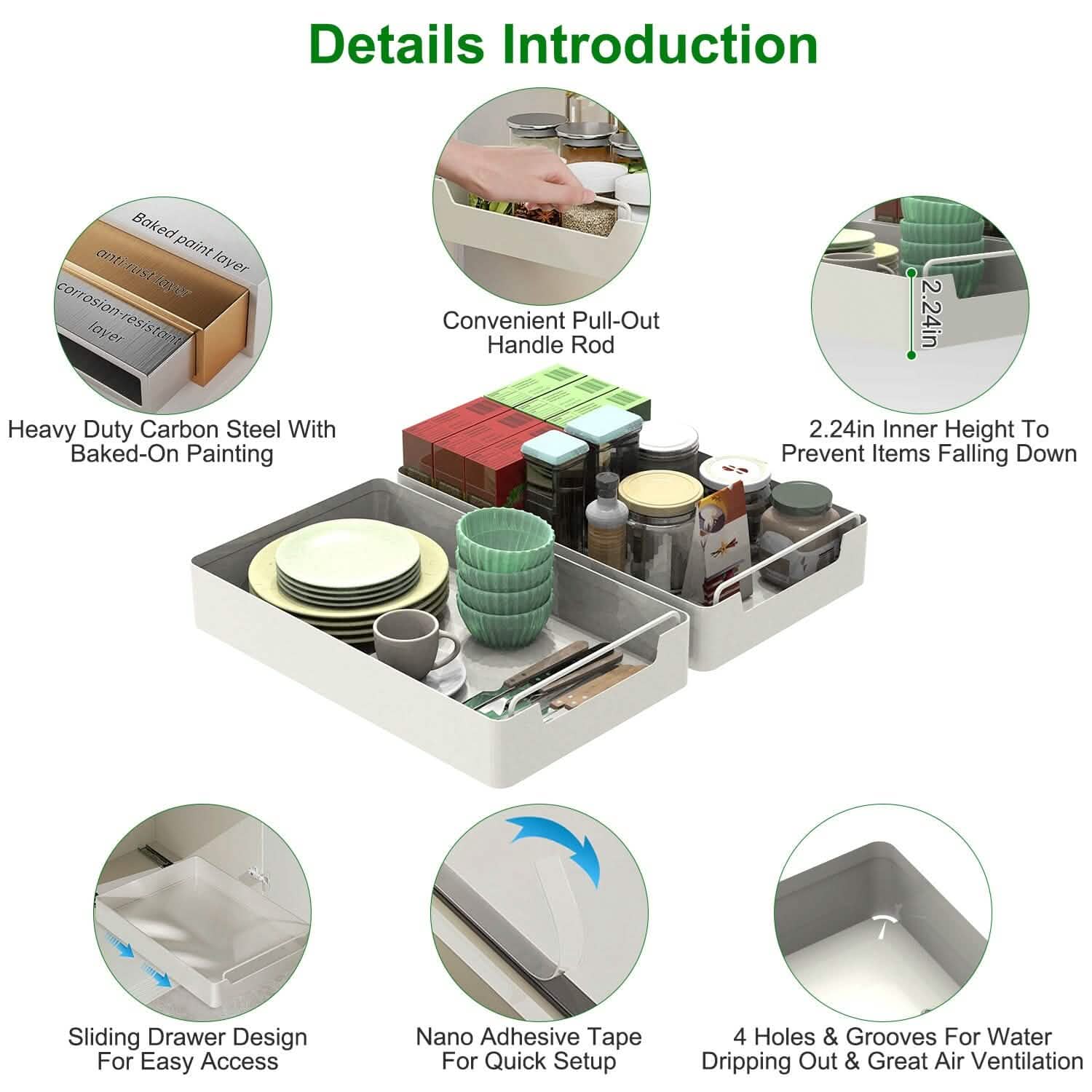 pull out cabinet organizer for small-space organization