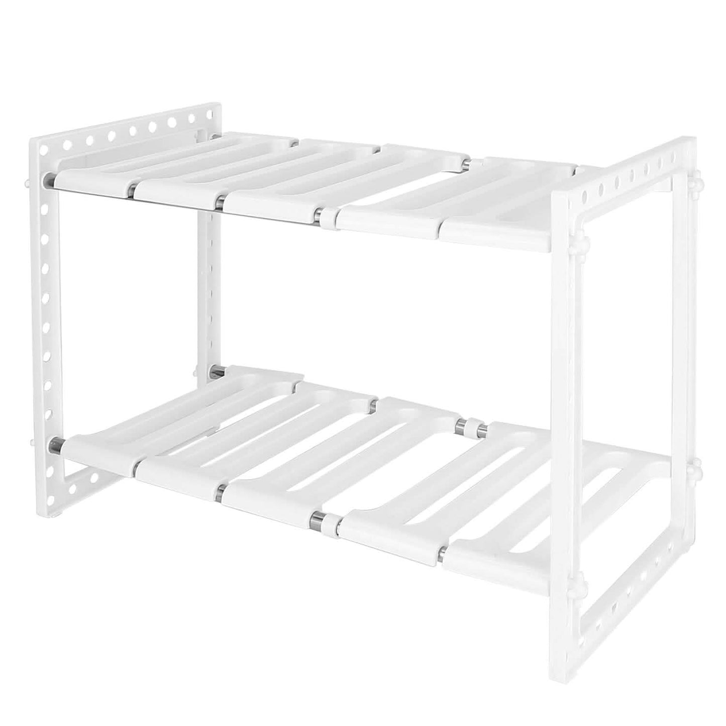 Under Sink 2-Tier Organizer Retractable Space Saving Storage