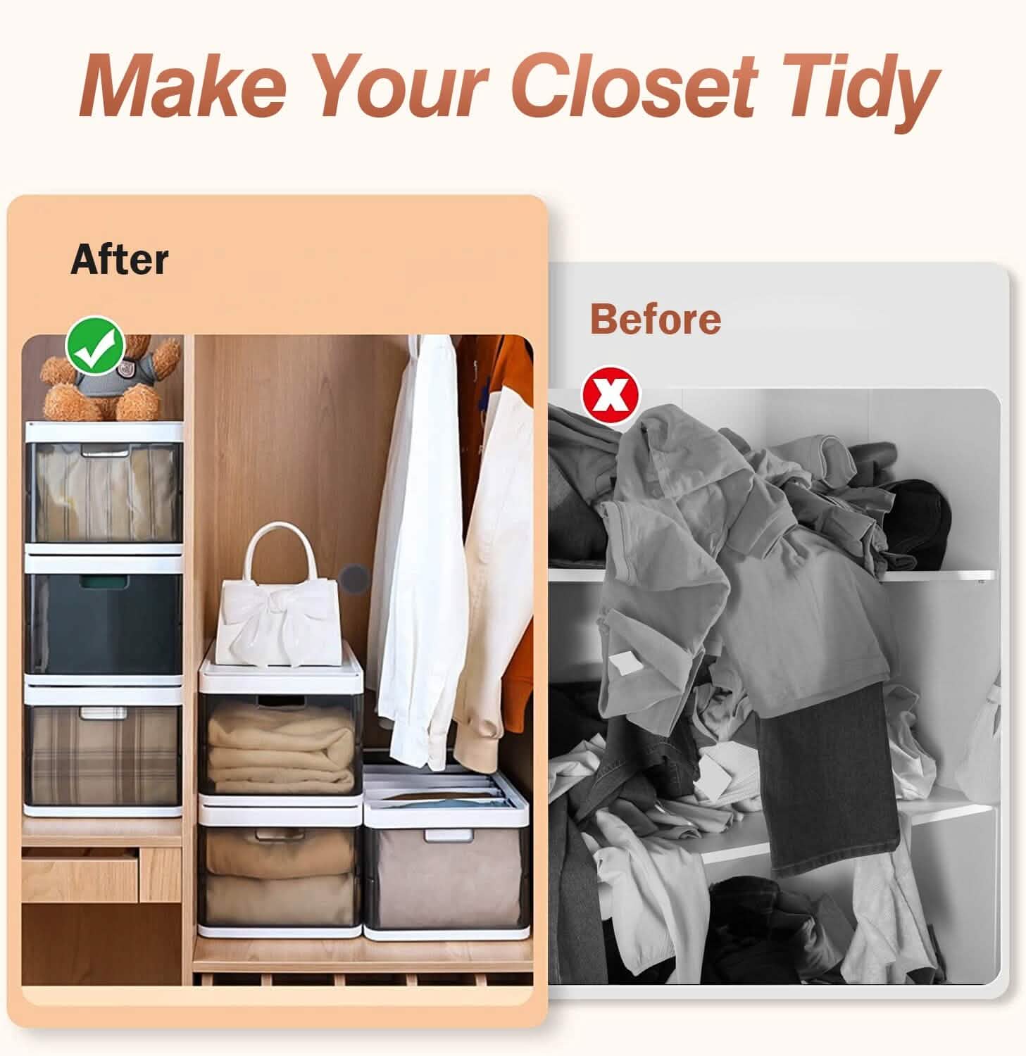 storage bins for small-space organization