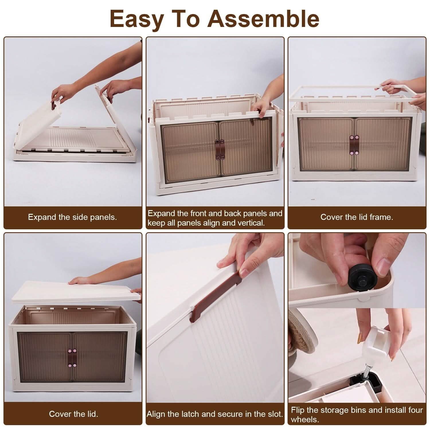 stackable storage bins for small-space organization