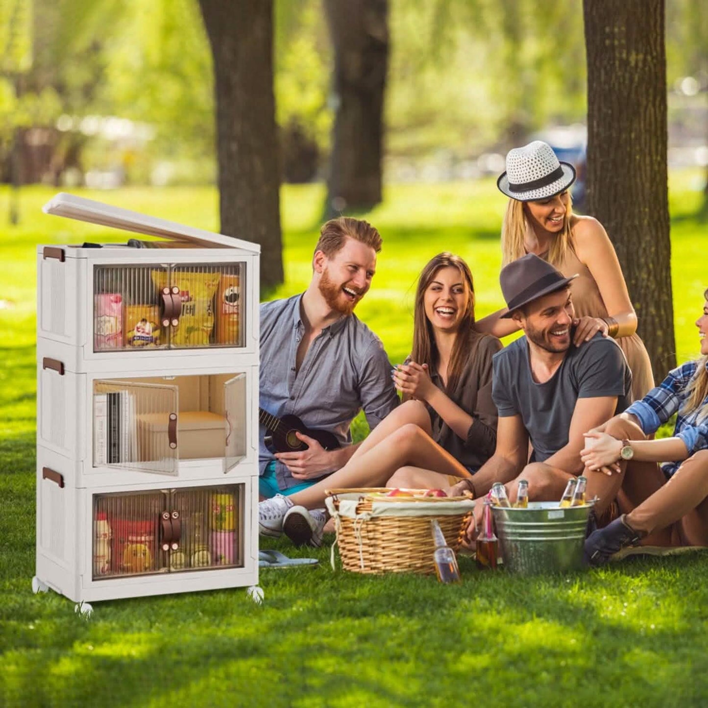 stackable storage bins for small-space organization
