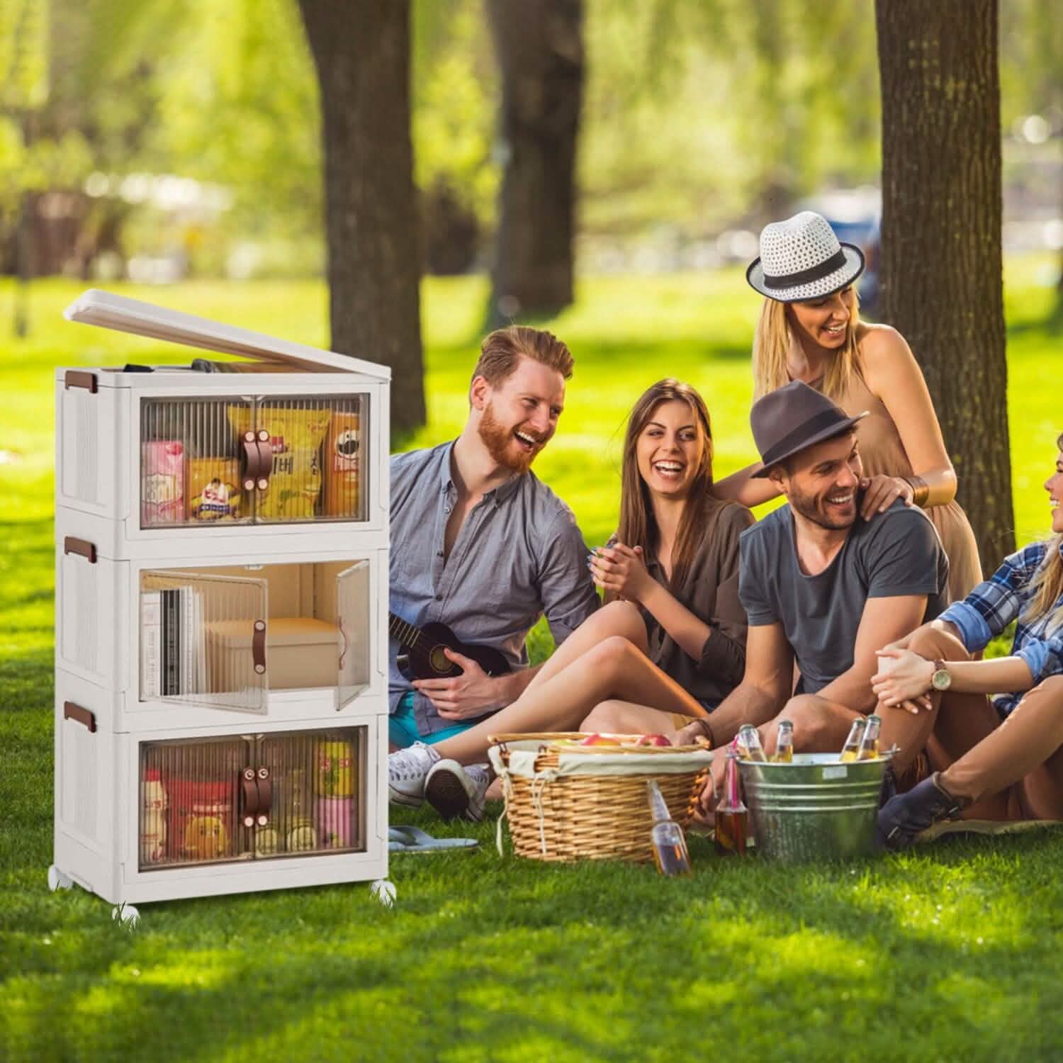 stackable storage bins for small-space organization