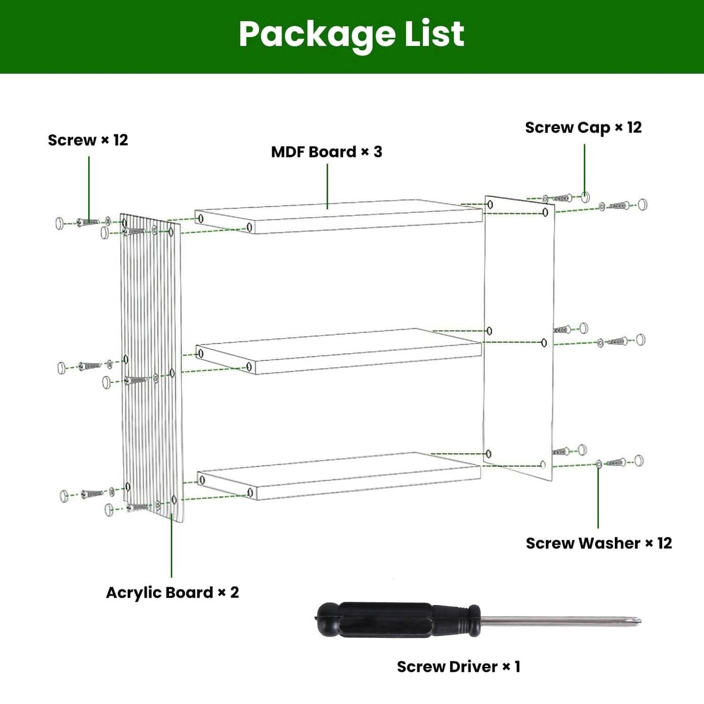 3-tier acrylic countertop organizer - bathroom and vanity storage in a vanity or countertop setup