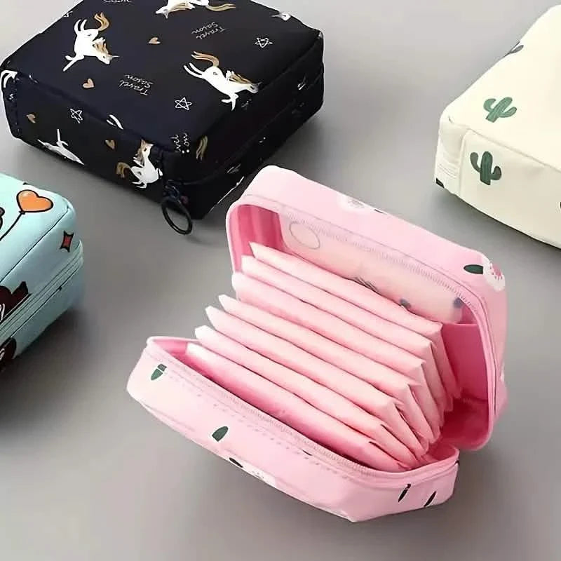 travel toiletry storage bags 4-pack - multi-functional organizers in a travel bag setup