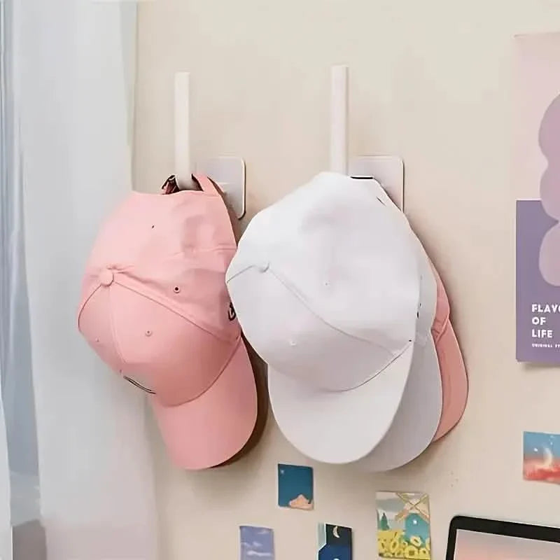 wall hat rack for small-space organization
