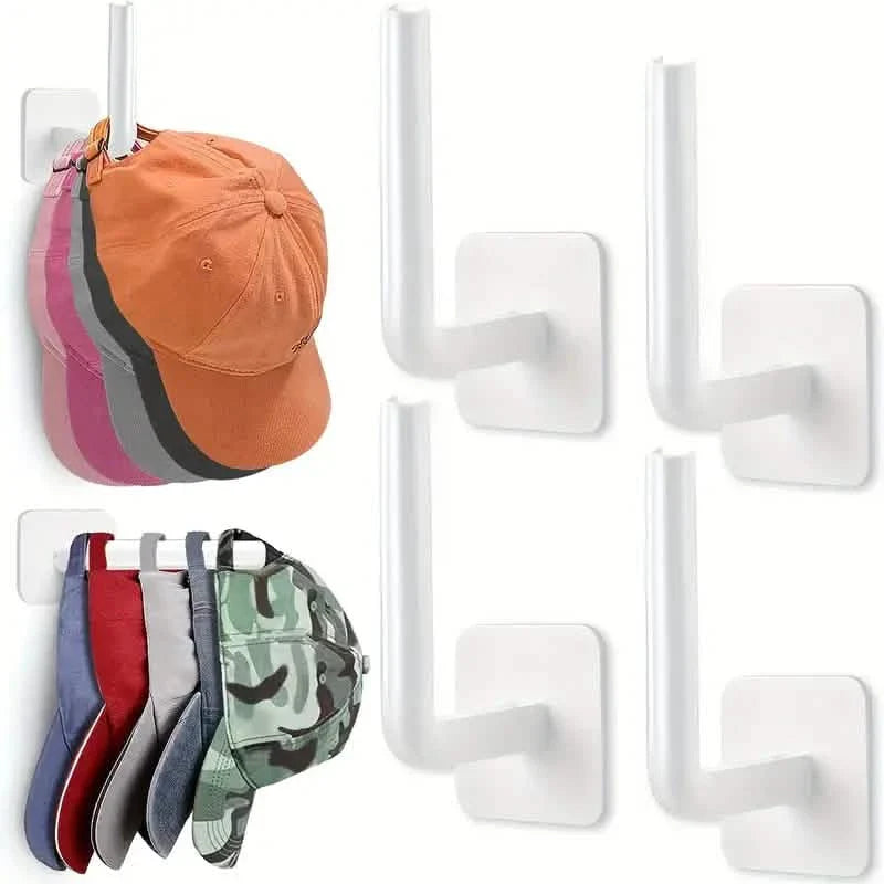 space-saving wall hat rack for apartments, dorm rooms, and small-space closets