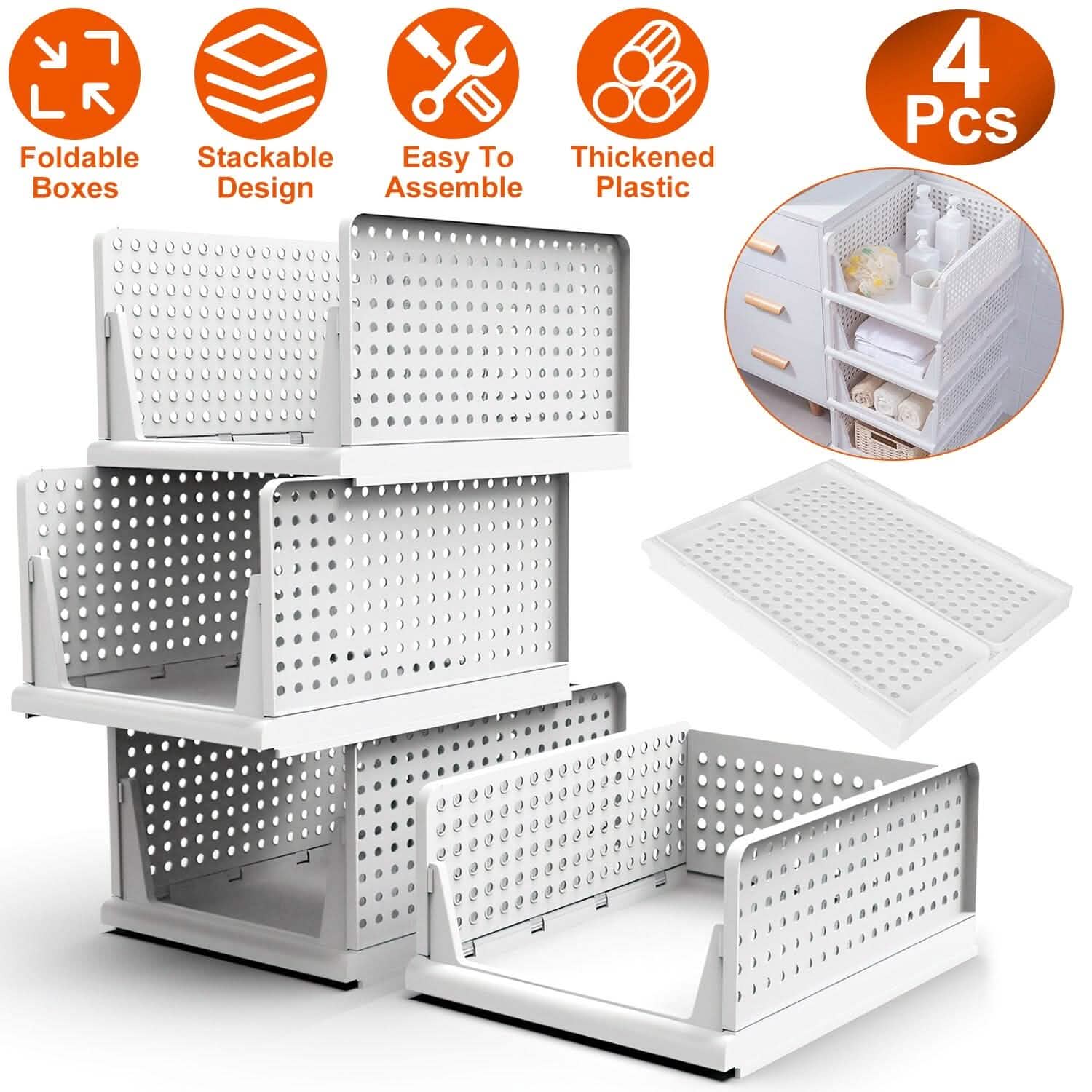 storage boxes with drawers for small-space organization