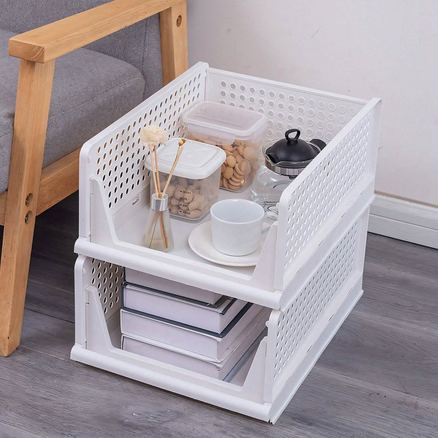 storage boxes with drawers for small-space organization