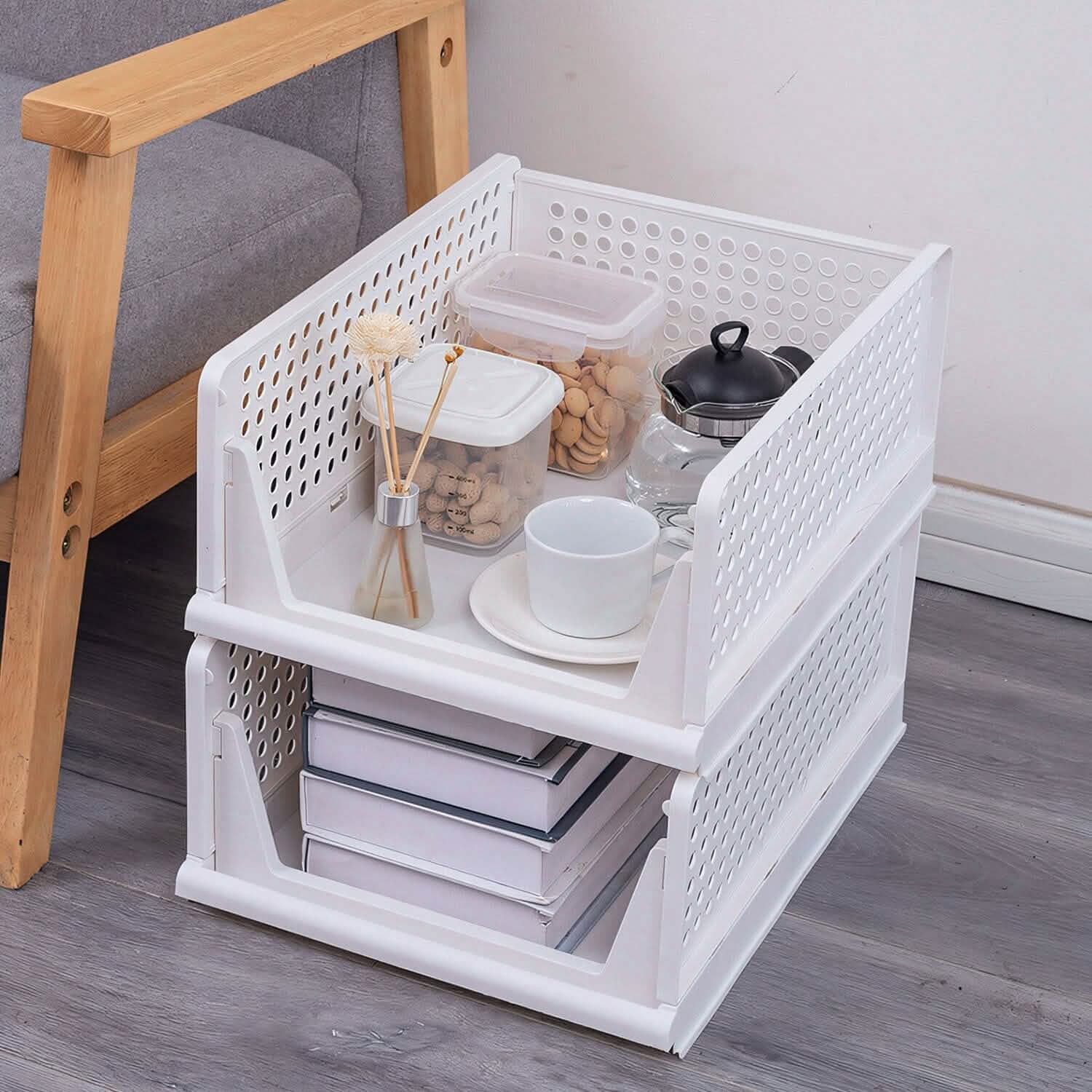 storage boxes with drawers for small-space organization