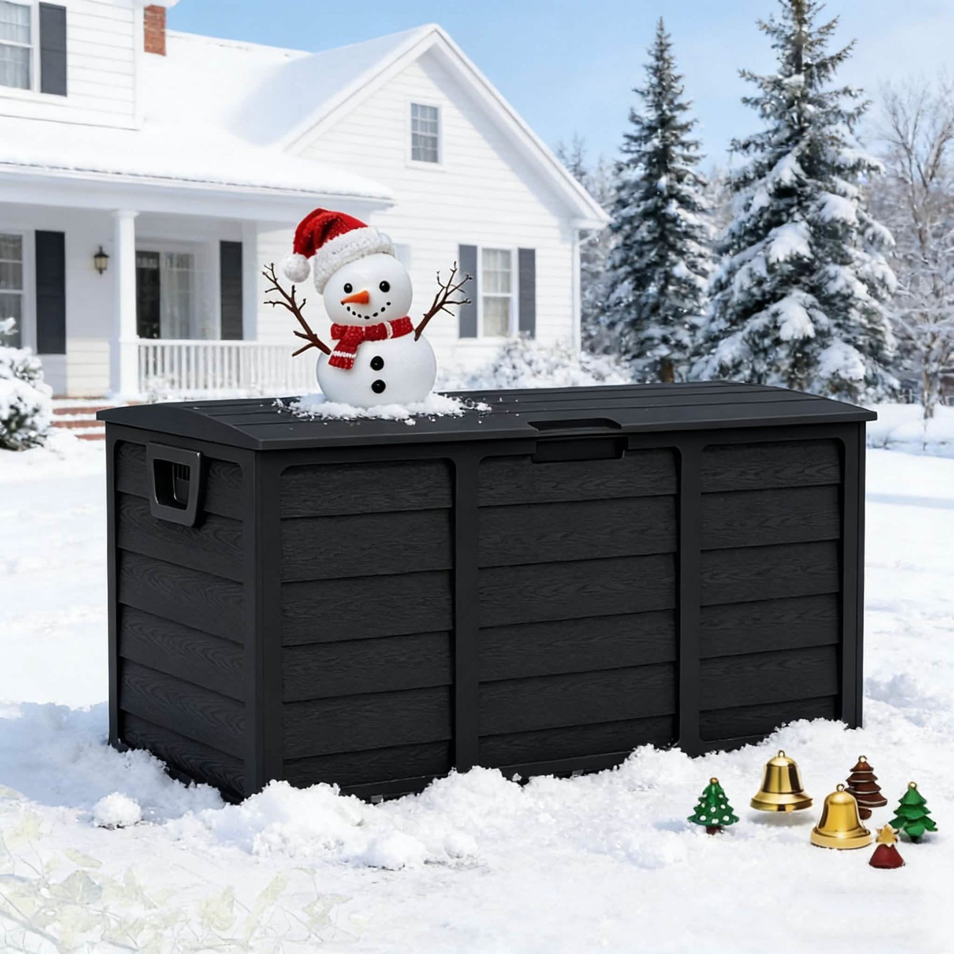 outdoor storage box for small-space organization