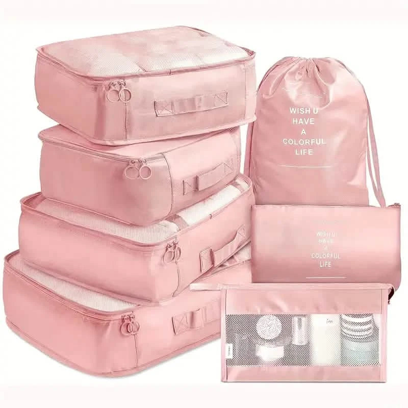 space-saving packing cubes for travel, dorm move-ins, and organized packing routines