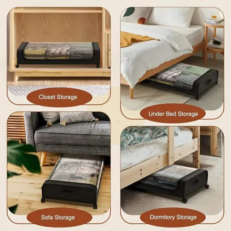 under bed storage for small-space organization