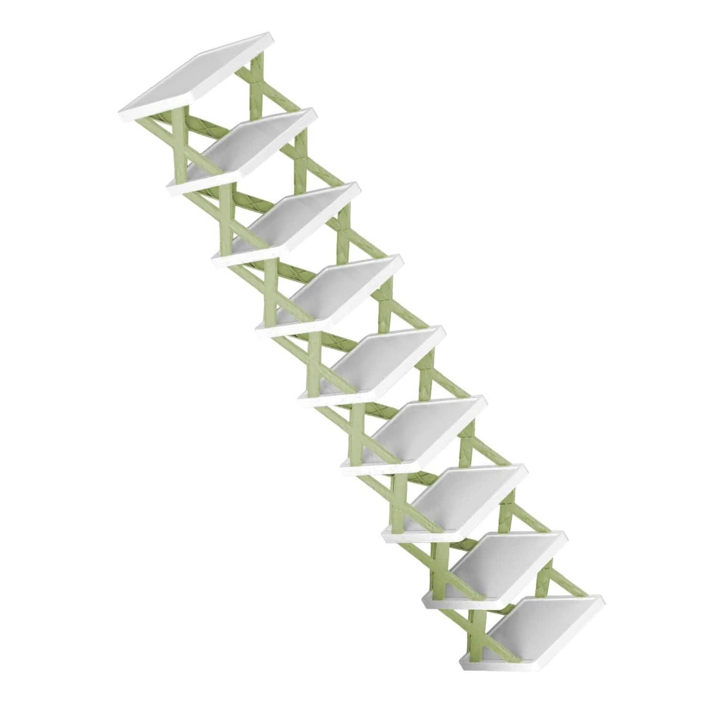 Narrow Shoe Rack Organizer 9-Tier - Vertical Storage for Small Spaces organizer detail