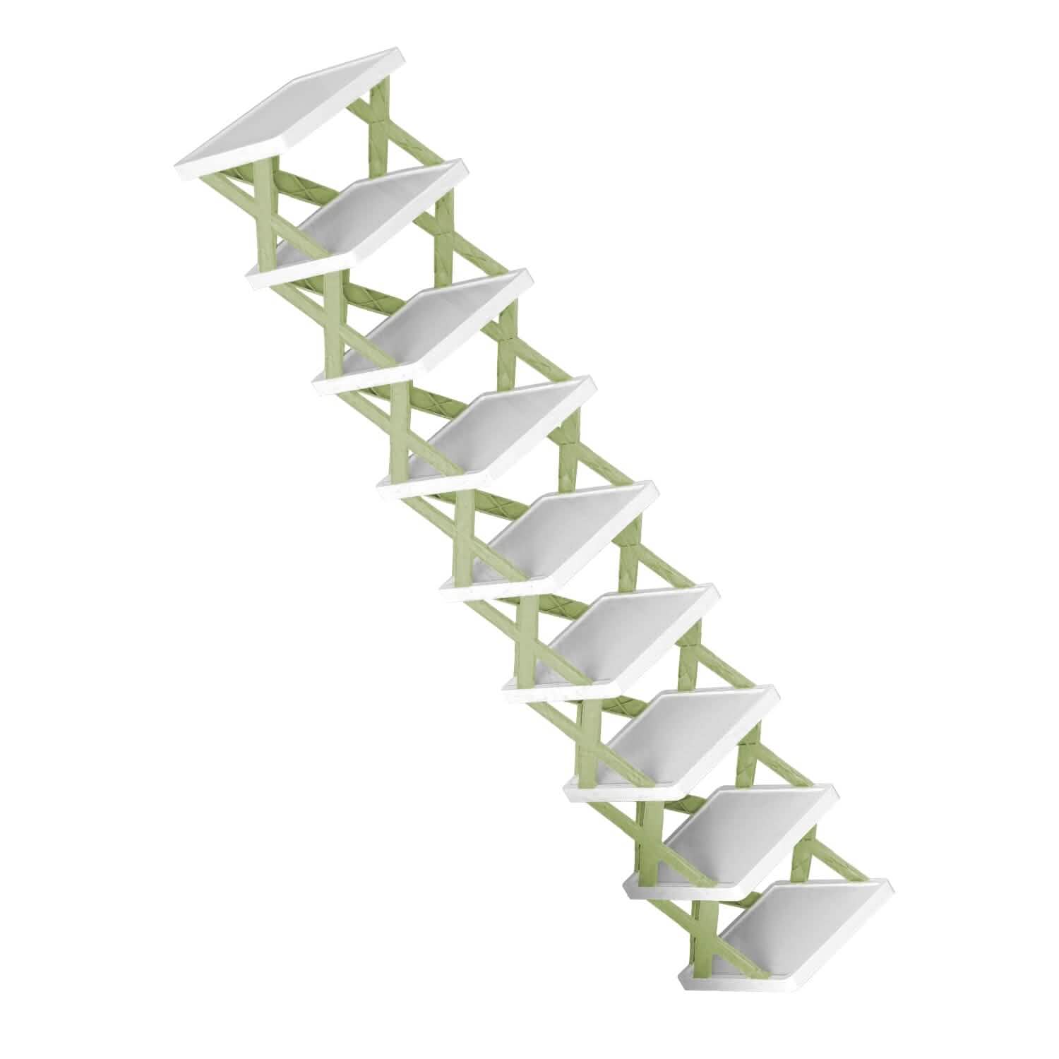 Narrow Shoe Rack Organizer 9-Tier - Vertical Storage for Small Spaces organizer detail