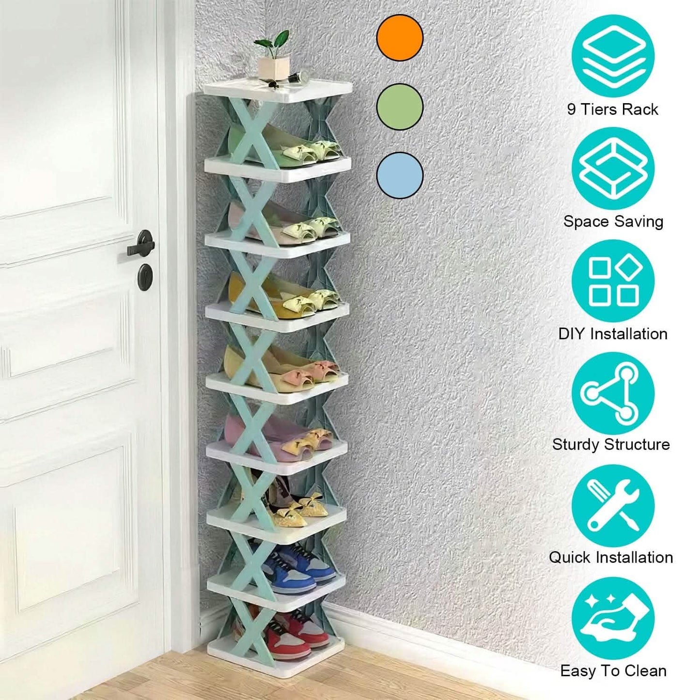 shoe rack organizer for small-space organization