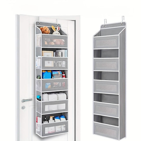 5-Tier Over-the-Door Storage Box Organizer for door