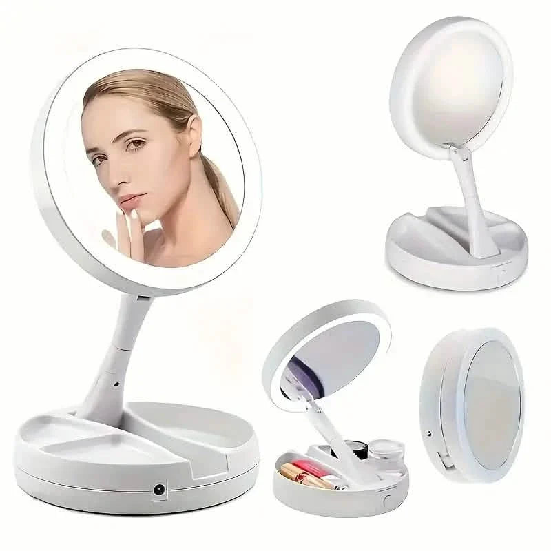 space-saving vanity mirror with storage for small bathrooms and organized daily routines