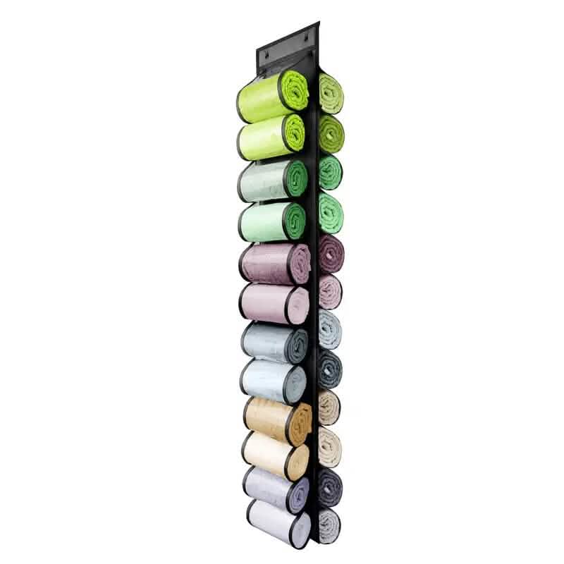 foldable legging storage bag - closet organizer for clothing in a closet, shelf, or bedroom setup