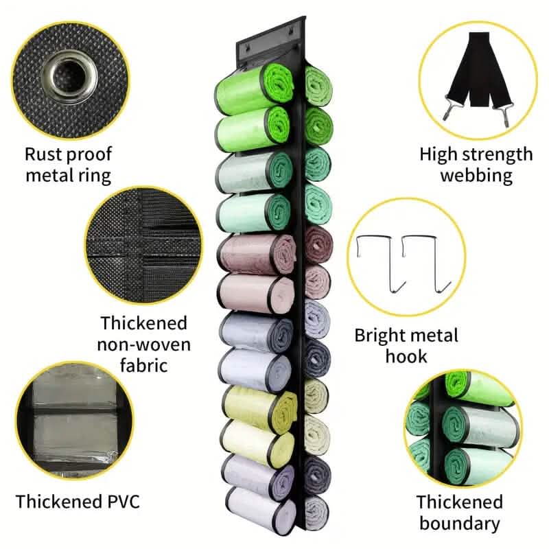 Foldable Legging Storage Bag - Closet Organizer for Clothing for closet, shelf, or bedroom