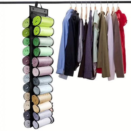 Foldable Legging Storage Bag - Closet Organizer for Clothing for closet, shelf, or bedroom