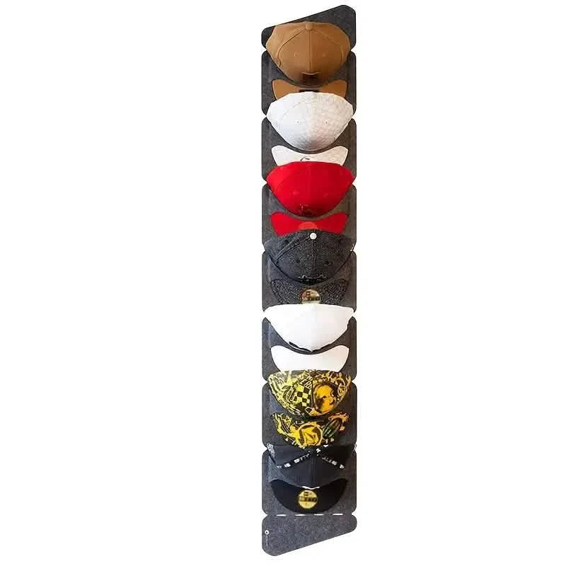 space-saving hanging hat organizer for apartments, dorm rooms, and small closets