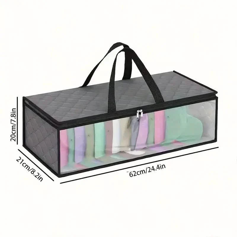 Large Under-Bed Storage Bag with Zipper for bedroom