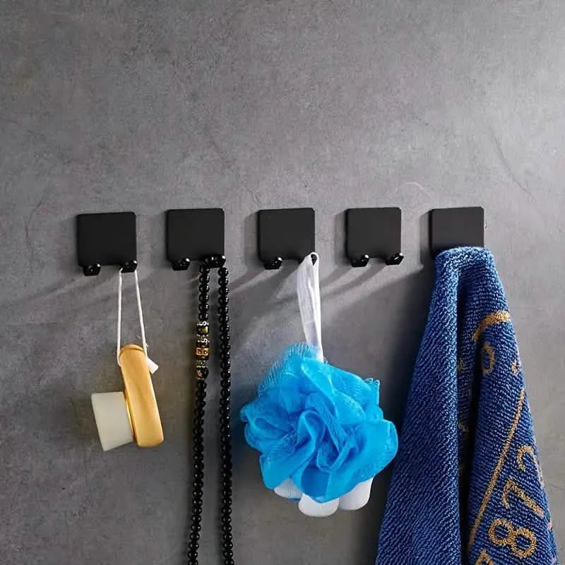 Storage Hooks 4-Pack - Razor, Shaver, and Kitchen Wall Hooks for bathroom or kitchen wall