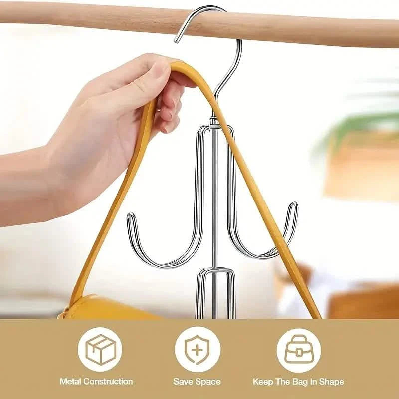purse organizer for closet for small-space organization